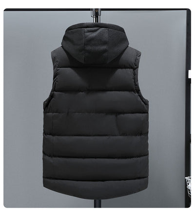 Chaleco Acolchado de Plumón y Algodón para Hombre - Otoño Invierno - Image 7