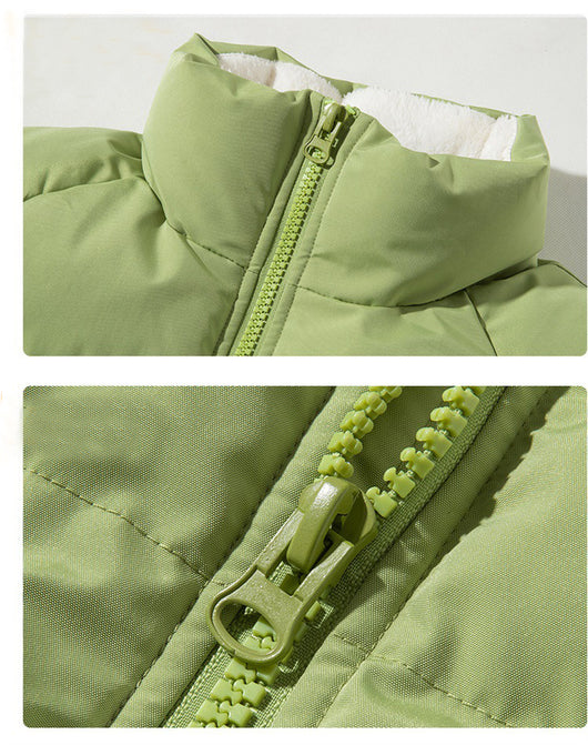 Abrigo de Cuello Alto para Parejas - Chaqueta Térmica Gruesa y Acolchada Unisex - Image 12