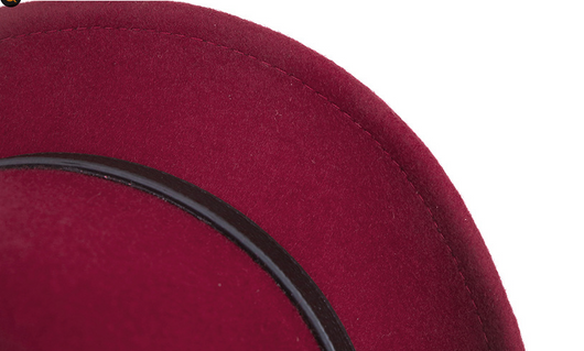 Sombrero Caballero Británico de Lana Pura con Ala Corta Enrollada - Otoño e Invierno - Image 26