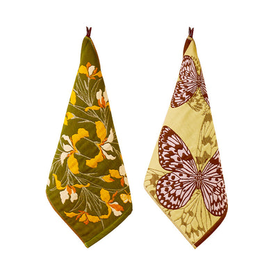 Toalla de Mano Colgante de Algodón Suave Estampada - Image 3