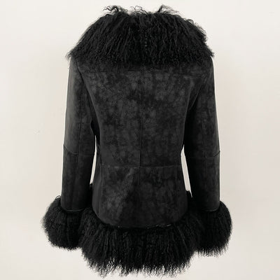 Chaqueta de Lana Gruesa con Acabado Ante - Image 15
