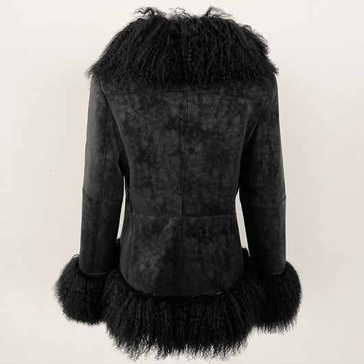 Chaqueta de Lana Gruesa con Acabado Ante - Image 15