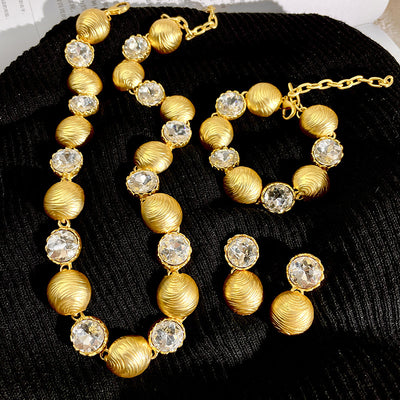 Collar de Oro Elegante Cadena de Clavícula Lujo Ligero Estilo Antiguo - Image 11