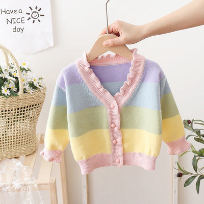 Cardigan Tejido Otoño para Bebé - Suéter Cálido y Suave