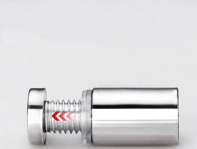 Clavo Espejo de Acero Inoxidable Negro con Tornillo de Vidrio - Image 8