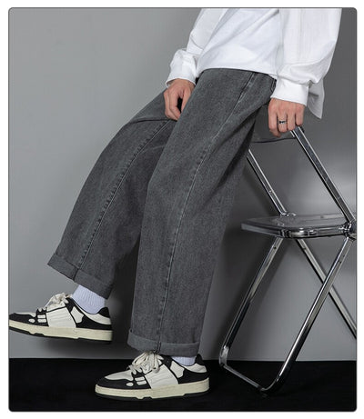 Pantalones Vaqueros Rectos Estilo Hong Kong con Efecto Adelgazante para Hombre - Image 8