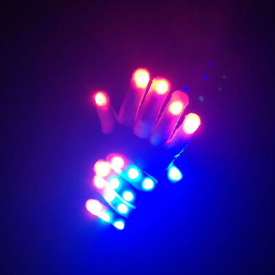 Guantes LED Navideños con Destellos de Colores Cálidos - Image 15