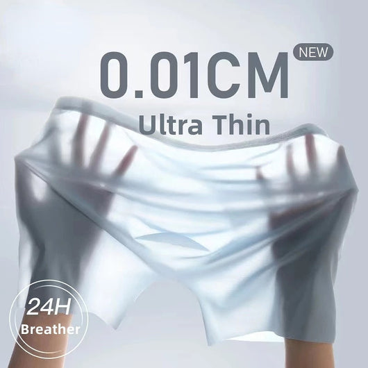 Calzoncillos de Seda de Hielo sin Costuras - Boxers Masculinos Cómodos y Sexys