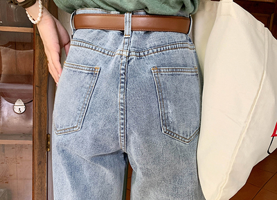 Pantalones Rotos Oversized Dad Cintura Alta - Image 6