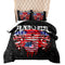 Edredón Calavera Halloween Diseño Digital Algodón Plumas Cama Europea