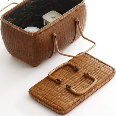 Bolsa Portátil de Bambú para Ceremonia del Té - Image 17
