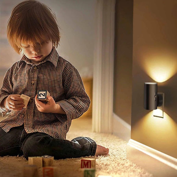 Luz Nocturna LED Inteligente con Sensor de Movimiento y Control Táctil