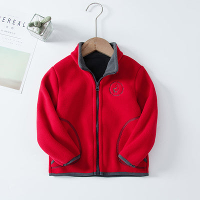 Conjunto Infantil Cardigan Polar con Capucha - Image 13