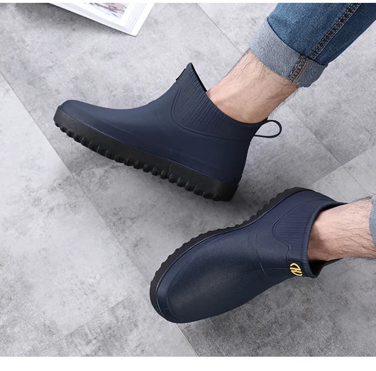 Botas Cortas Impermeables para Hombre con Suela Antideslizante - Image 19