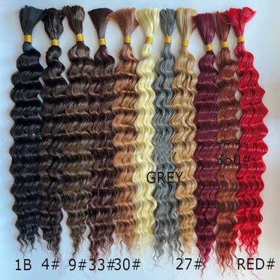 Extensiones Boho Trenzas Ondas Playa Cabello Sintético Giro Profundo - Image 23