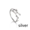 Personalized Custom Titanium Steel Name Ring Arabic Name Plateado