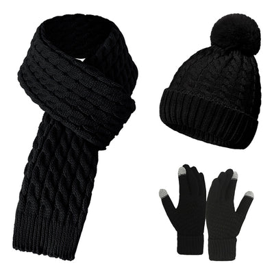 Conjunto Térmico de Invierno: Gorro, Bufanda y Guantes en Lana - Image 9