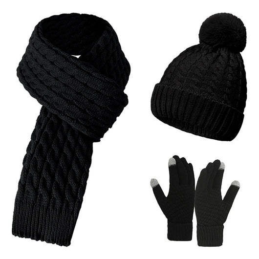 Conjunto Térmico de Invierno: Gorro, Bufanda y Guantes en Lana - Image 9