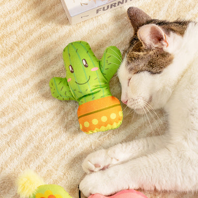Juguete Interactivo de Menta para Gatos - Alivio de Estrés Felino