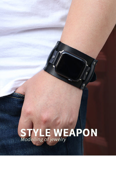 Correa de Reloj Cuero Genuino Estilo Punk - Image 10