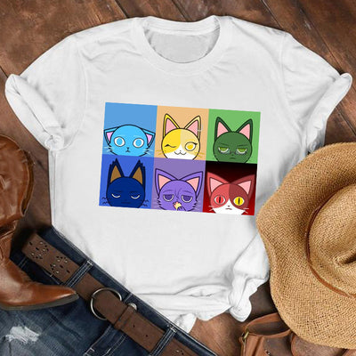 Playera Unisex Estampado Patitas de Gato - Diseño Trendy para Hombre y Mujer - Image 17