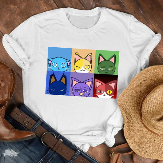 Playera Unisex Estampado Patitas de Gato - Diseño Trendy para Hombre y Mujer - Image 17