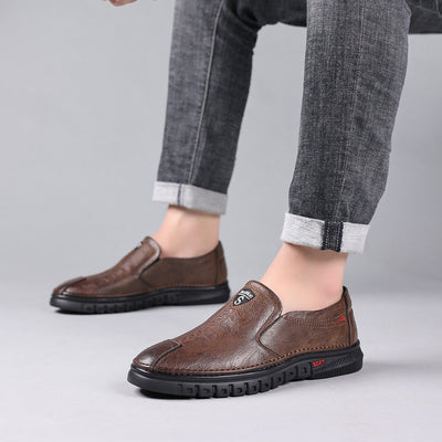 Zapatos Casuales de Cuero para Hombre con Suela Antideslizante y Transpirabilidad - Image 13
