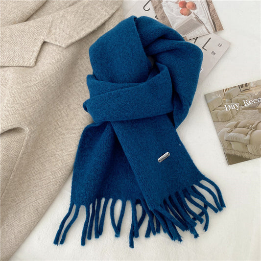 Bufanda Retro de Invierno Premium Multiuso Color Sólido