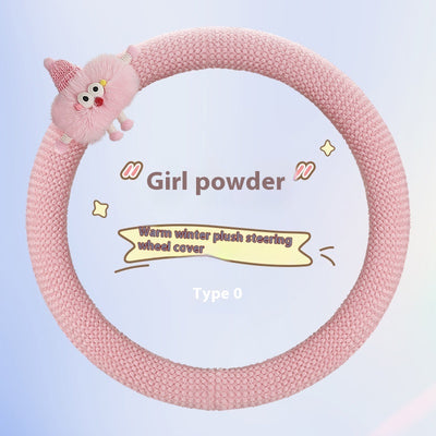 Funda Térmica de Peluche para Volante - Diseño Infantil Cartoon - Image 7