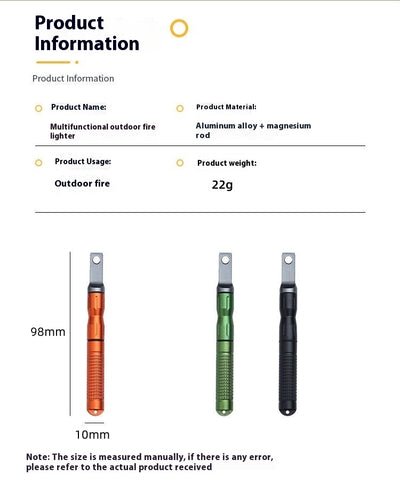 Pedernal de Magnesio Portátil para Emergencias y Camping - Image 12