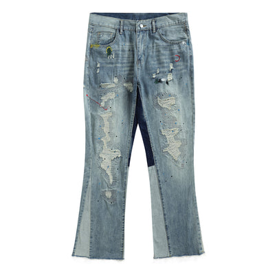 Pantalones Acampanados de Cintura Alta - Estilo Retro Casual