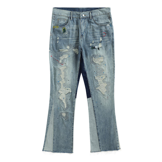 Pantalones Acampanados de Cintura Alta - Estilo Retro Casual
