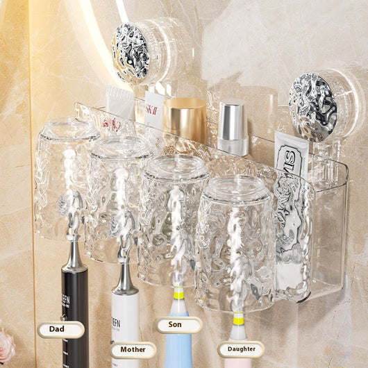 Set de Cepilleros de Pared con Ventosa - Diseño Moderno sin Perforaciones - Image 4