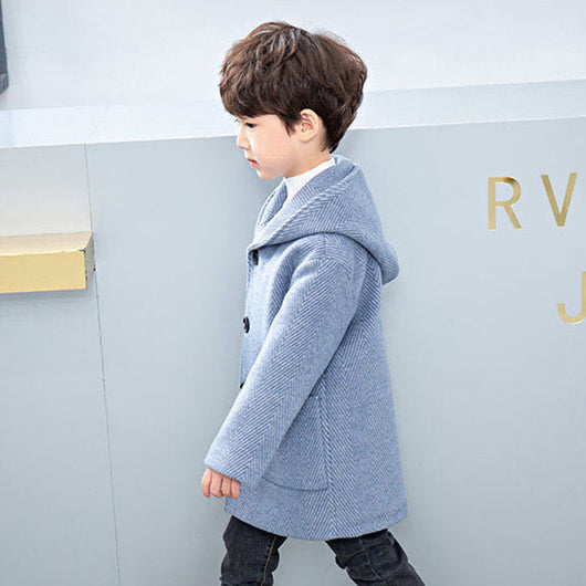 Abrigo de Lana para Niño Largo Invierno - Image 2