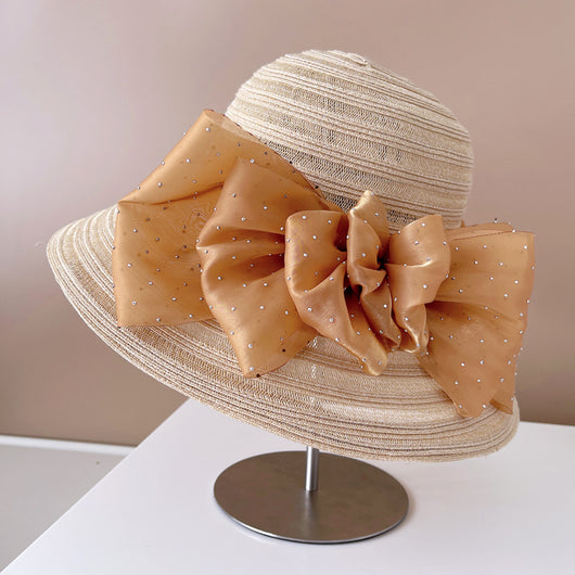 Sombrero de Paja Ligero con Protección Solar Transpirable para Mujer - Image 10