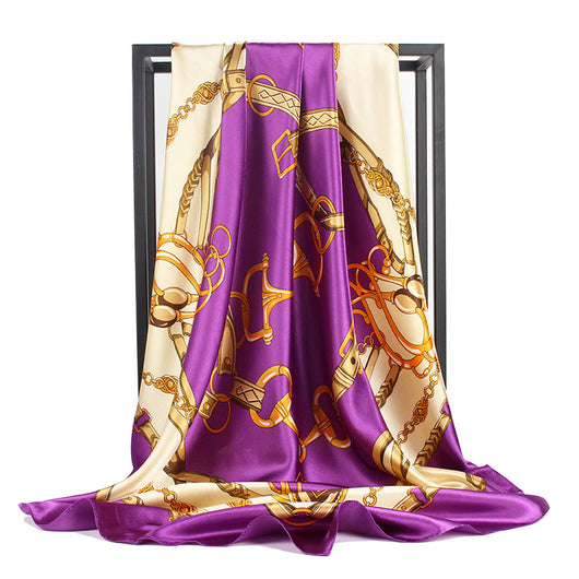 Pañoleta Estampada Grande de Rayón para Mujer - Image 9