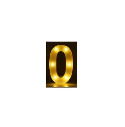 Letras y Números LED Luminosos para Decoración - Lámpara de Batería Romántica - Image 74