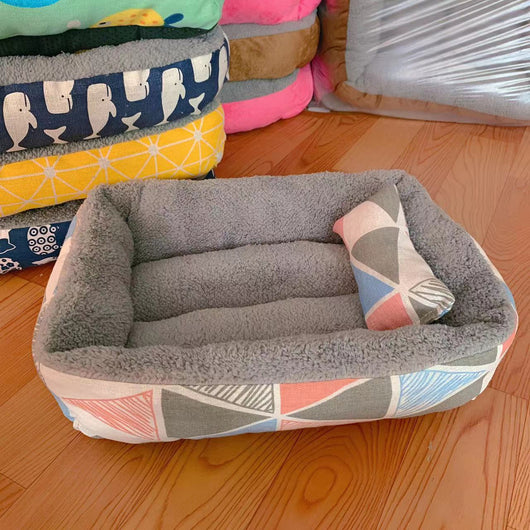 Cama de Lino Impermeable para Mascotas - Image 6