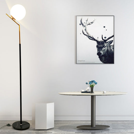 Lámpara de Pie con Luz Cálida y Diseño Moderno - Image 2