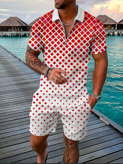 Conjunto Deportivo Polo y Shorts para Hombre - Image 10