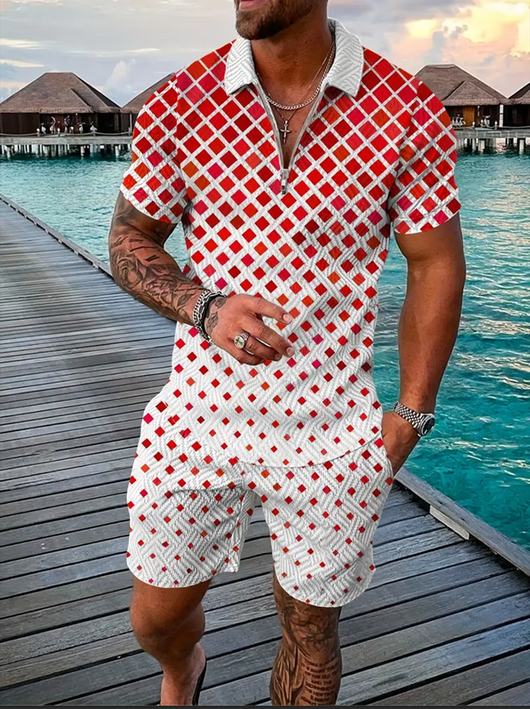 Conjunto Deportivo Polo y Shorts para Hombre - Image 10