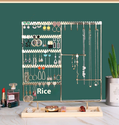 Organizador de Joyas Metálico - Soportes para Aretes, Collares y Anillos - Image 10