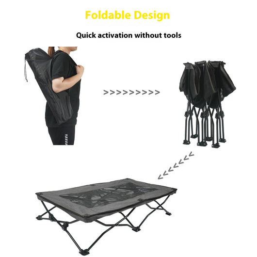 Cama Plegable para Perros de Doble Capa Grande - Image 4