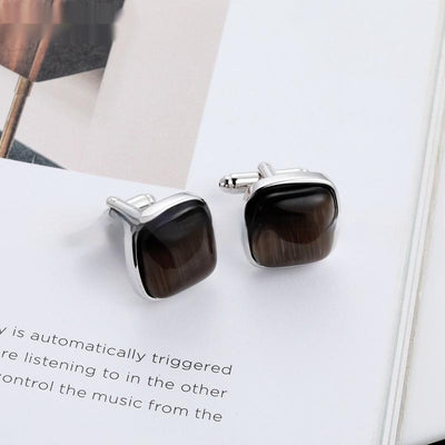 Gemelos de Ópalo Premium para Hombre - Accesorios de Lujo para Camisa Francesa - Image 5