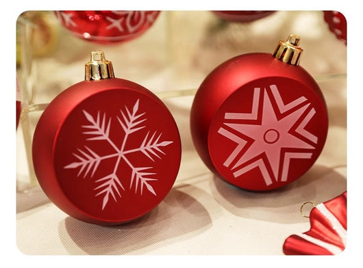 Bola de Navidad Roja Electrochapada - Adorno Colgante para Árbol - Image 49