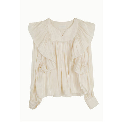 Blusa Retro Francesa de Elegante Temperamento para Mujer - Image 10