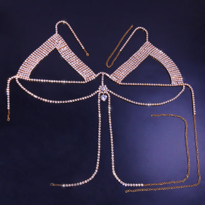 Cadena de Pecho Brillante con Diamantes - Estilo Nocturno Elegante - Image 8