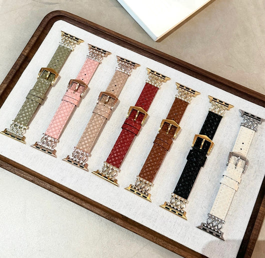 Reloj Mujer Correa Cuero Genuino Diseño Diamante Clásico - Image 4
