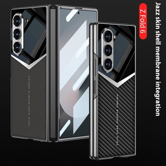 Funda de Cuero para Teléfono con Protección Antigolpes y Película Integrada