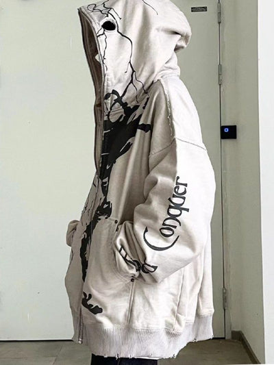 Sudadera Abrigo Holgada con Diseño Sofisticado para Otoño e Invierno - Image 4